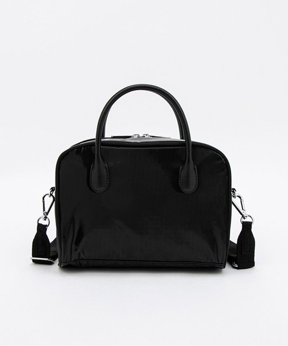 LeSportsac SQUARE TH CROSSBODY/アップタウンブラックシャイン/ブラック 