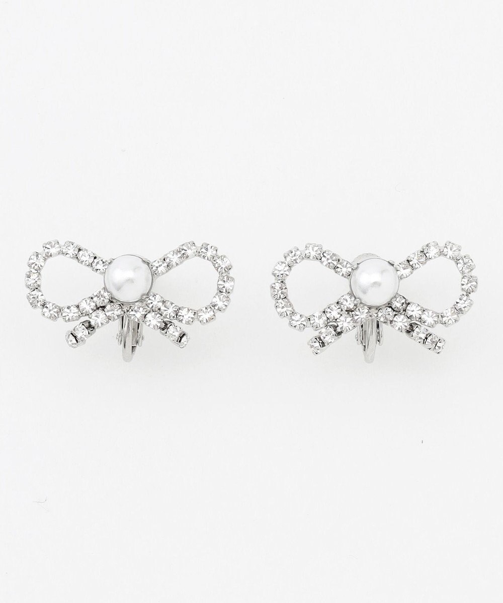 TOCCA GLITTER RIBBON EARRINGS イヤリング 