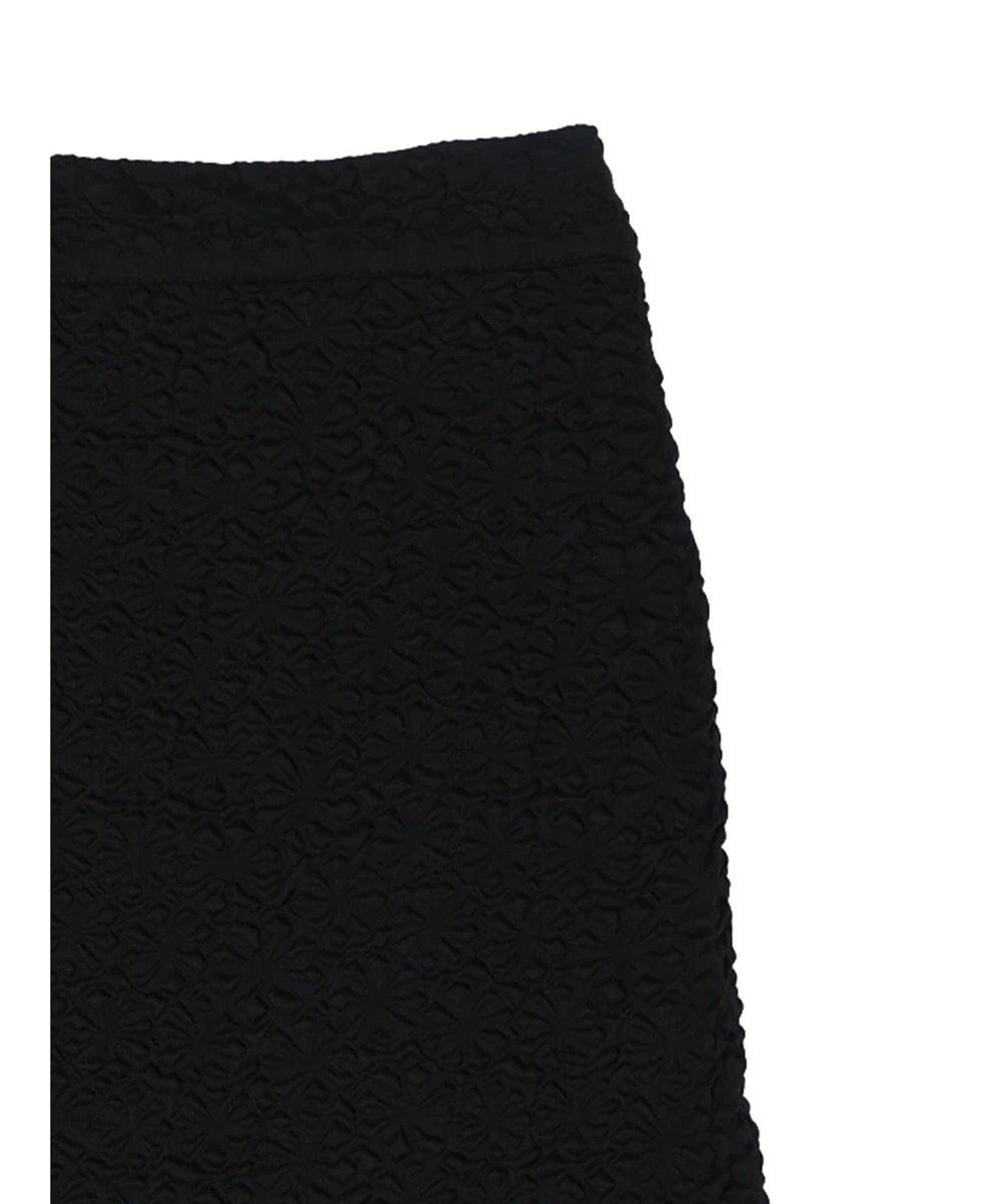 earth music&ecology エンボスフラワー　切替ボリュームスカート 