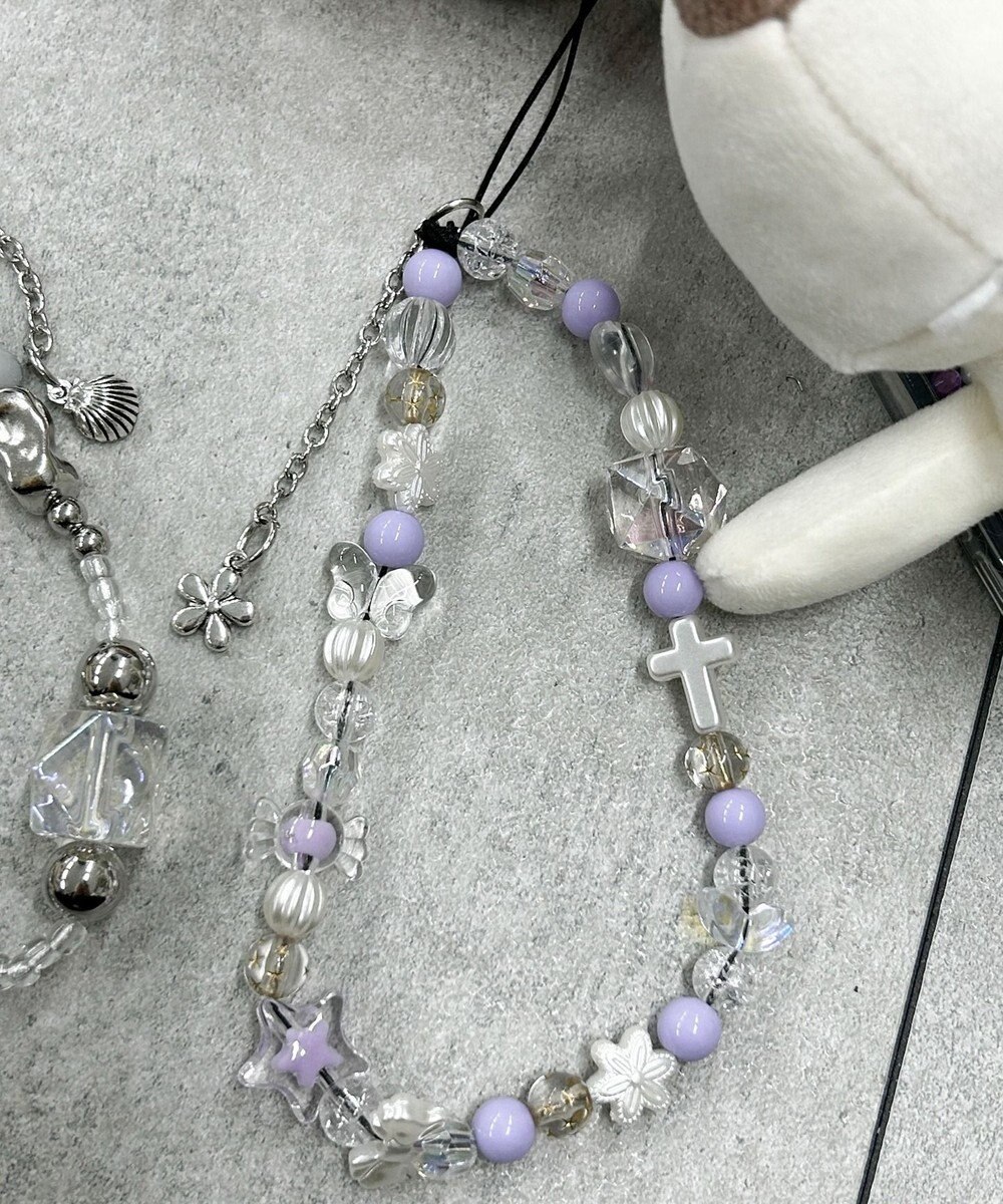 WEGO ビーズストラップキーホルダーC 