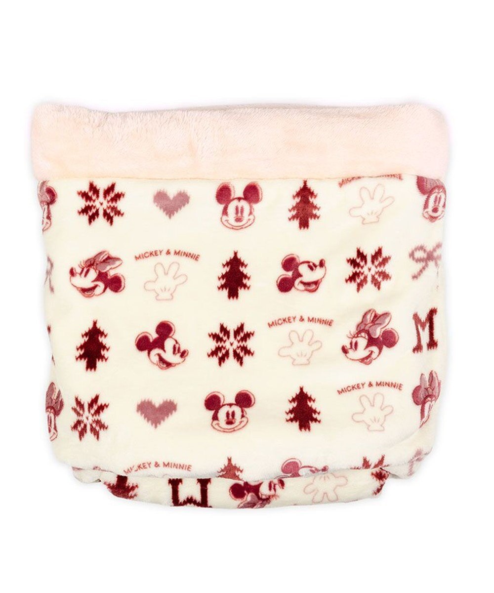 PET PARADISE ディズニー ミッキーマウス 筒型 寝袋 《ニット柄》Ｍ 