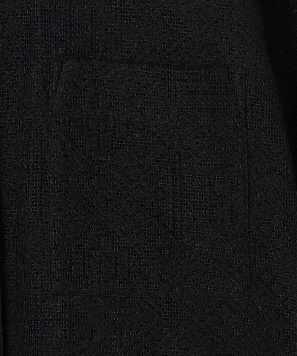 23区 【SLOW/一部店舗限定】モチーフレース 半袖 シャツ 