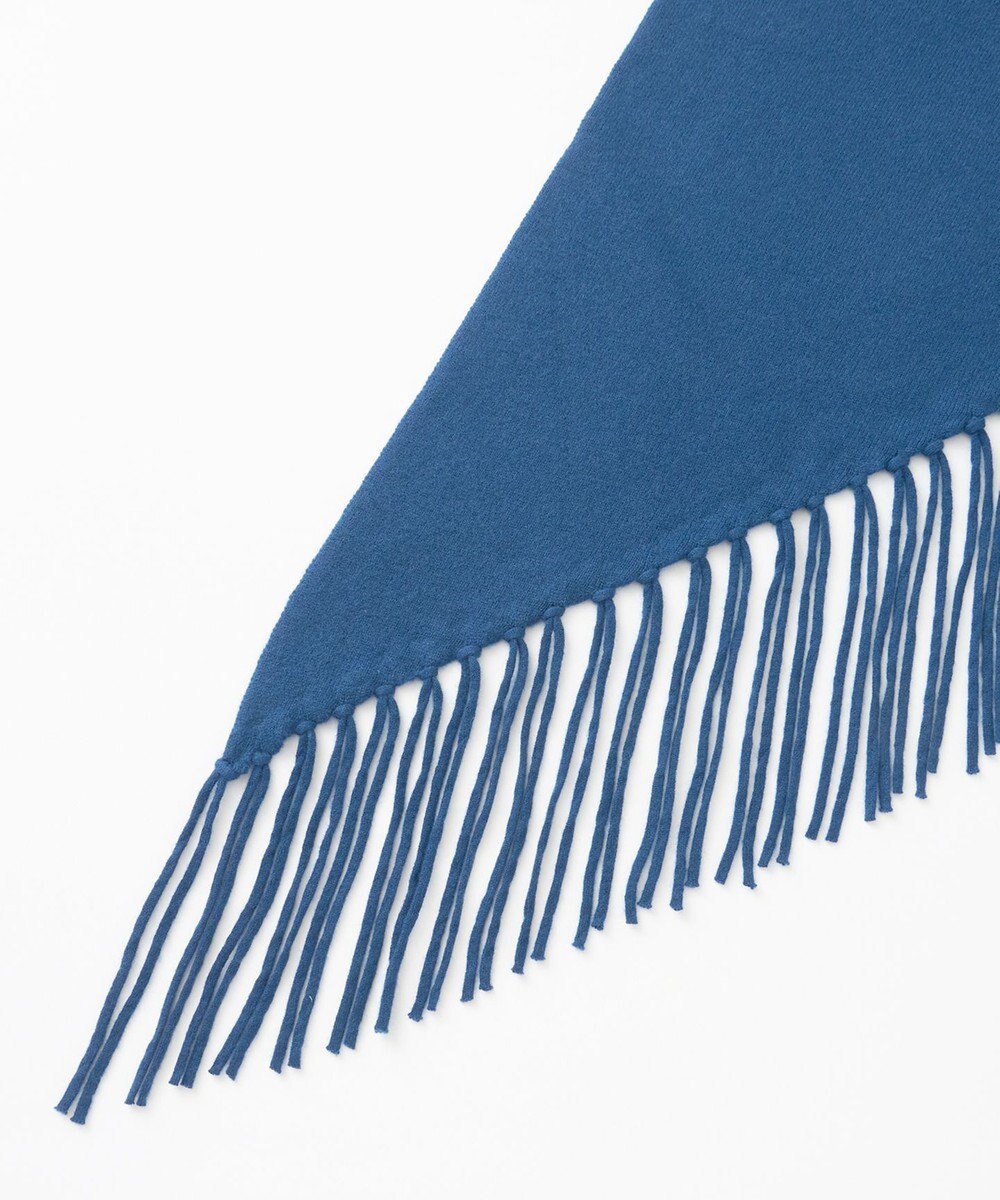 自由区 【洗える】ソフトウールハイゲージフリンジ ストール 