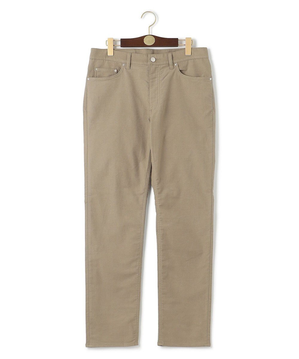 J.PRESS MEN ドビーストレッチ起毛パンツ 