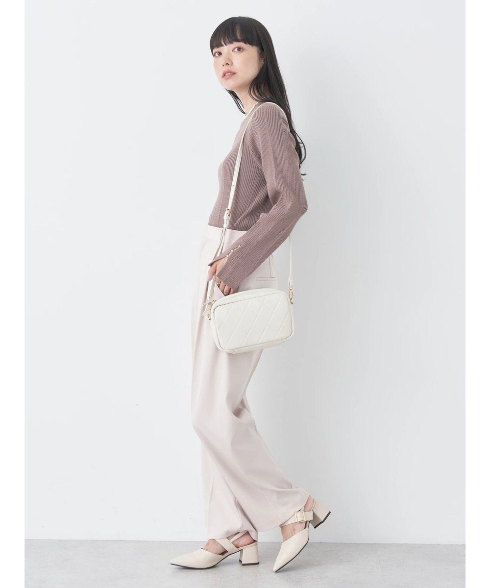 earth music&ecology 袖パールハイネックリブプルオーバー 