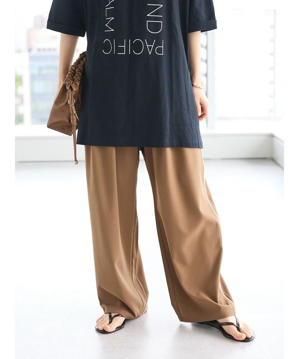 CRAFT STANDARD BOUTIQUE サイド配色パイピングパンツ 