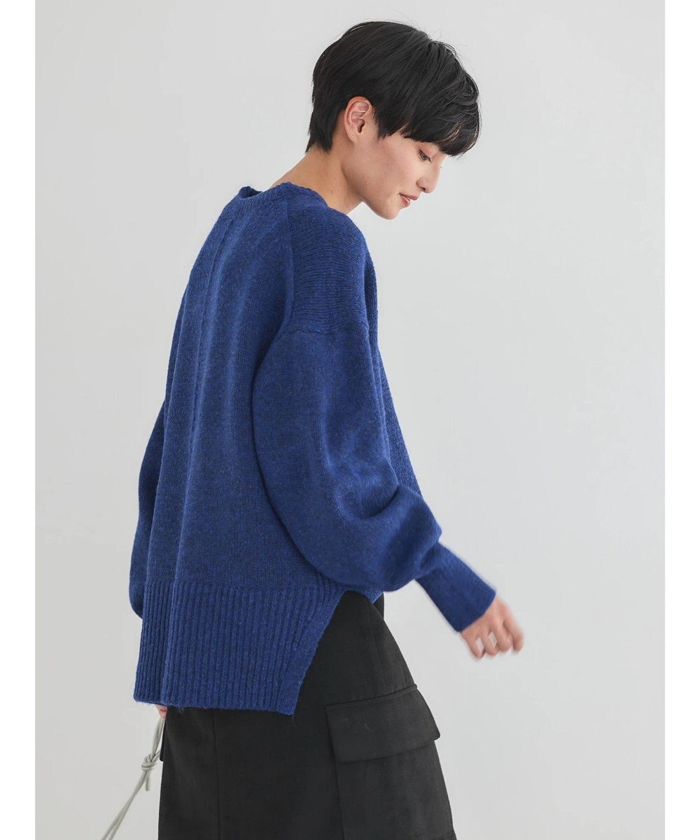 AMERICAN HOLIC サイドスリット袖ボリュームニットプルオーバー 