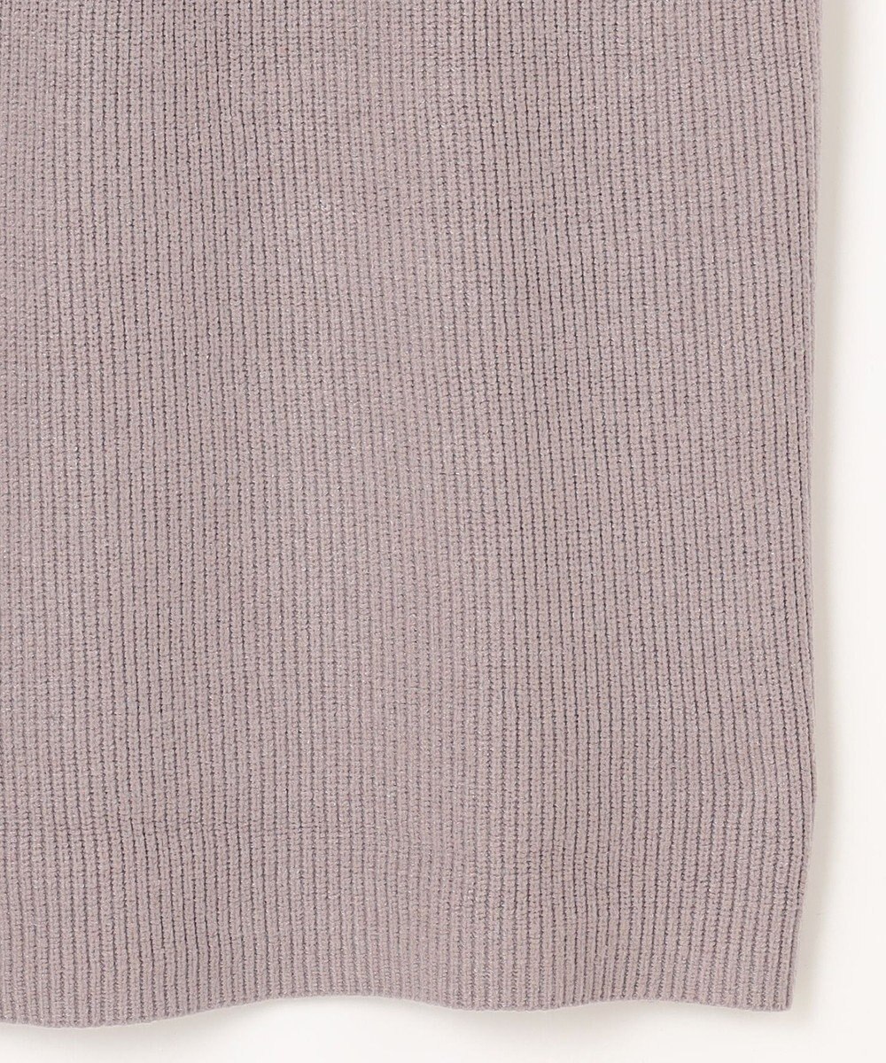 ANY L ハーフジップニットワンピース 