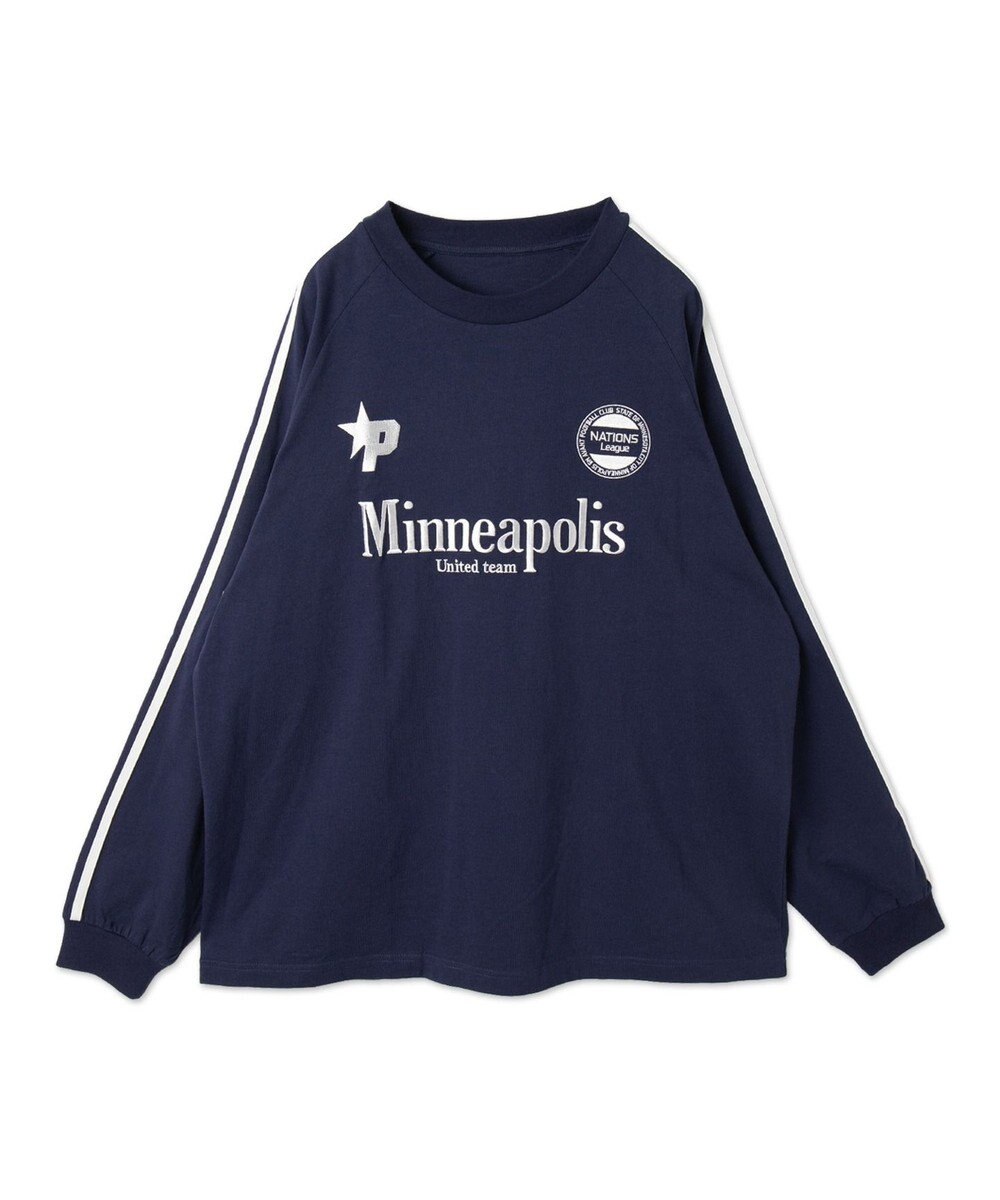 WEGO 【ユニセックス着用ITEM】ラインゲームロゴT（LS） 