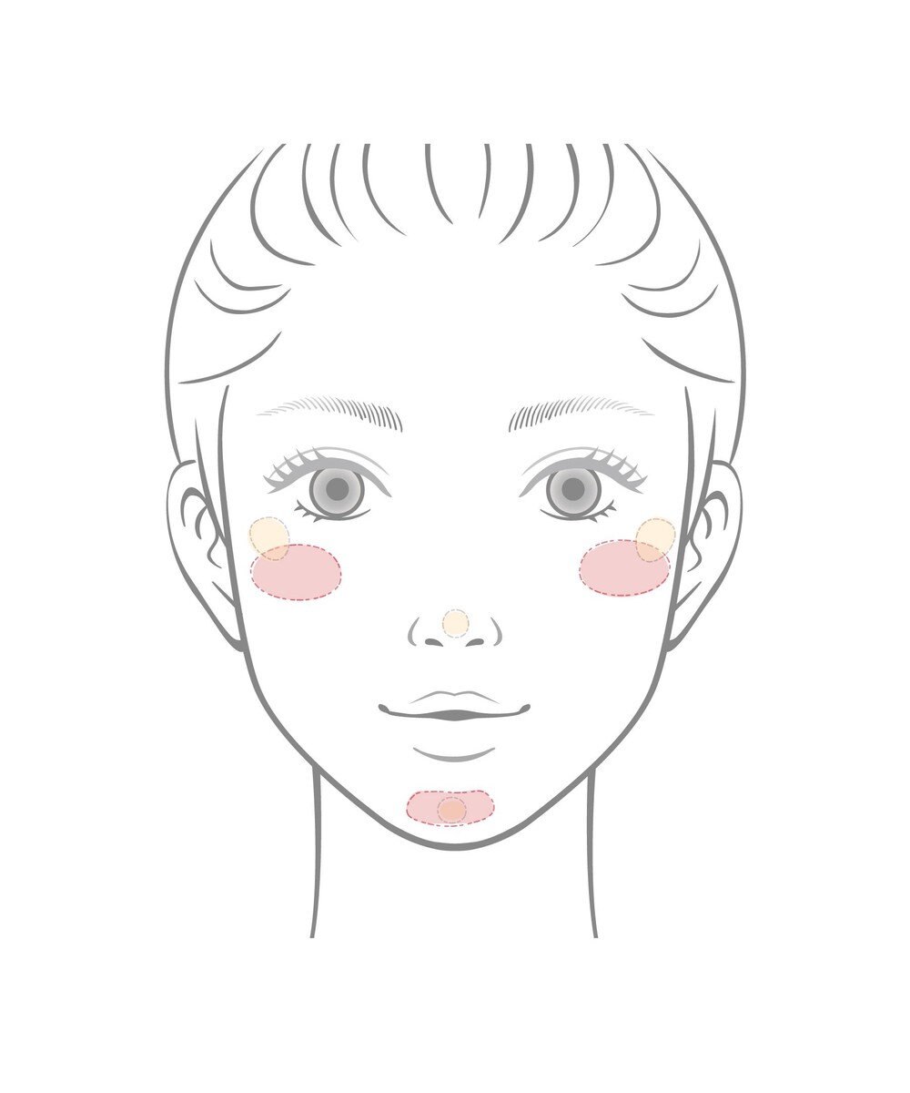 Chacott Cosmetics ダブルマルチクレヨン【すっぴん風メイクカラー】 