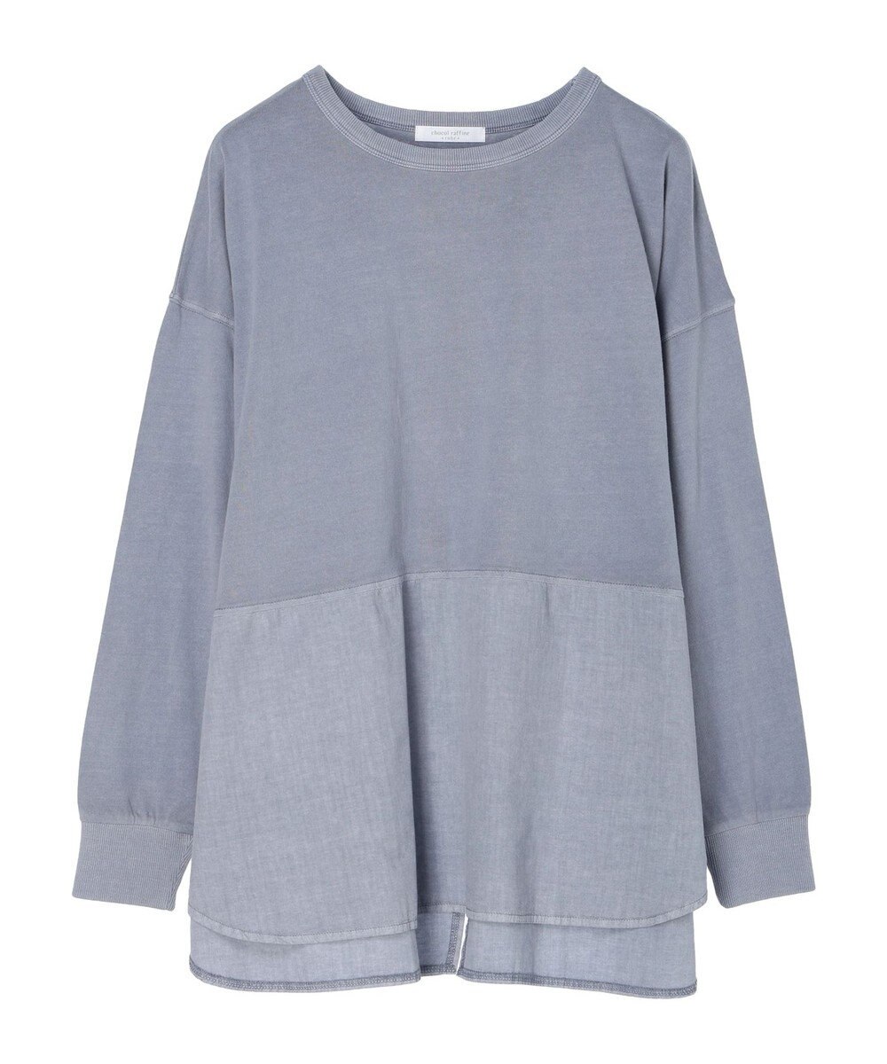 Green Parks ピグメントドッキングスリットデザインチュニック 