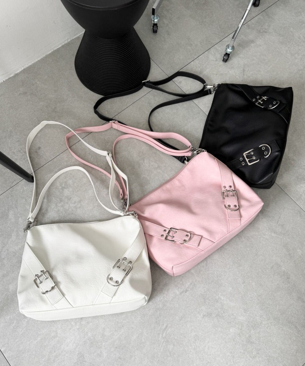 WEGO ベルトデザイン2wayショルダー 