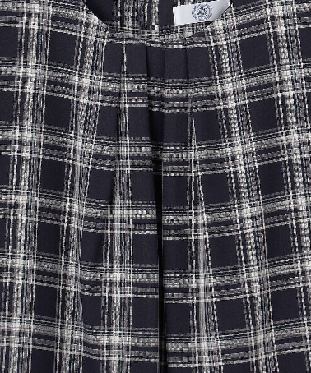 J.PRESS LADIES L シアーストライプ&チェック カットソー 