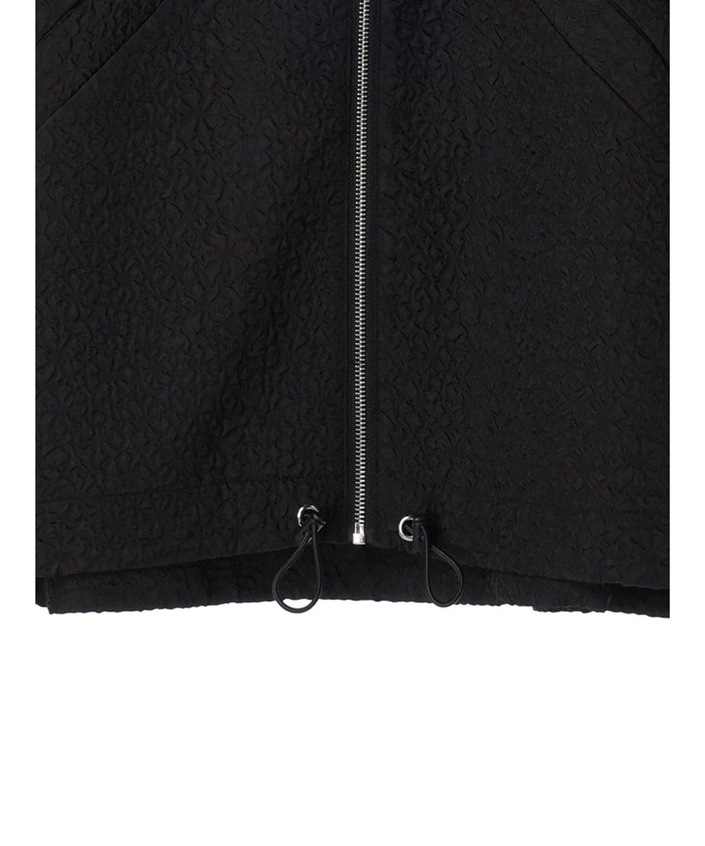 Green Parks AnriettMusee フロントジップジャガードブルゾン 