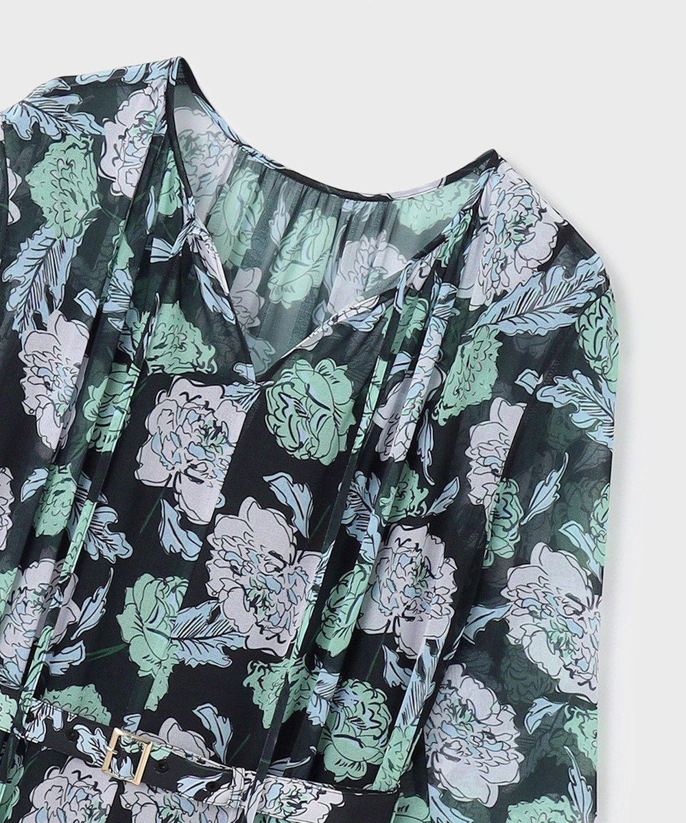 GRACE CONTINENTAL フラワープリントワンピース 