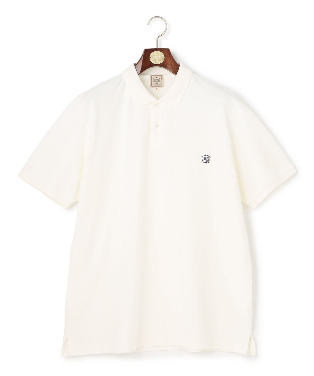 J.PRESS MEN 【KING SIZE】コットンカノコオーバーダイ ポロシャツ 