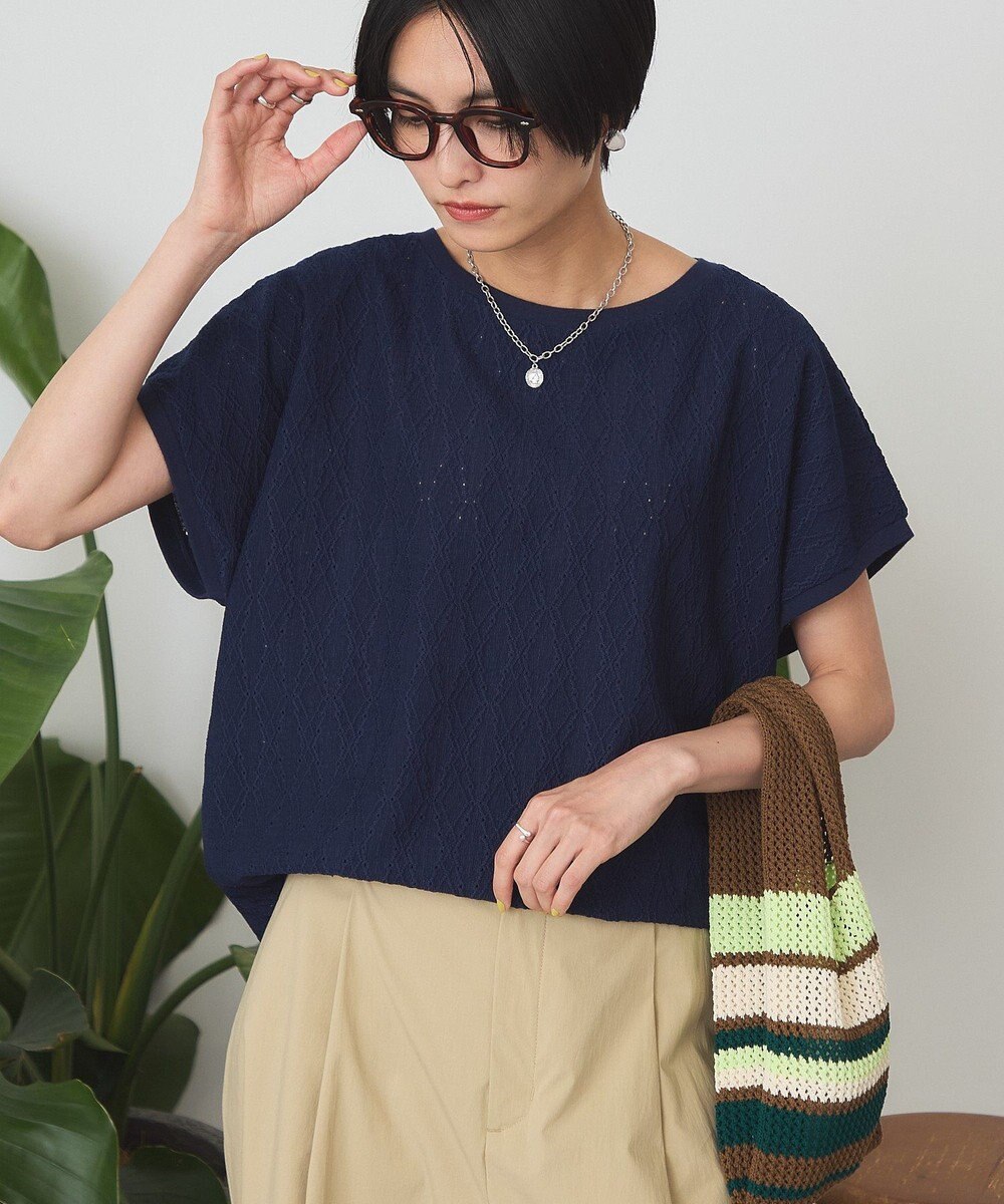 AMERICAN HOLIC フレンチスリーブ総レースプルオーバー 