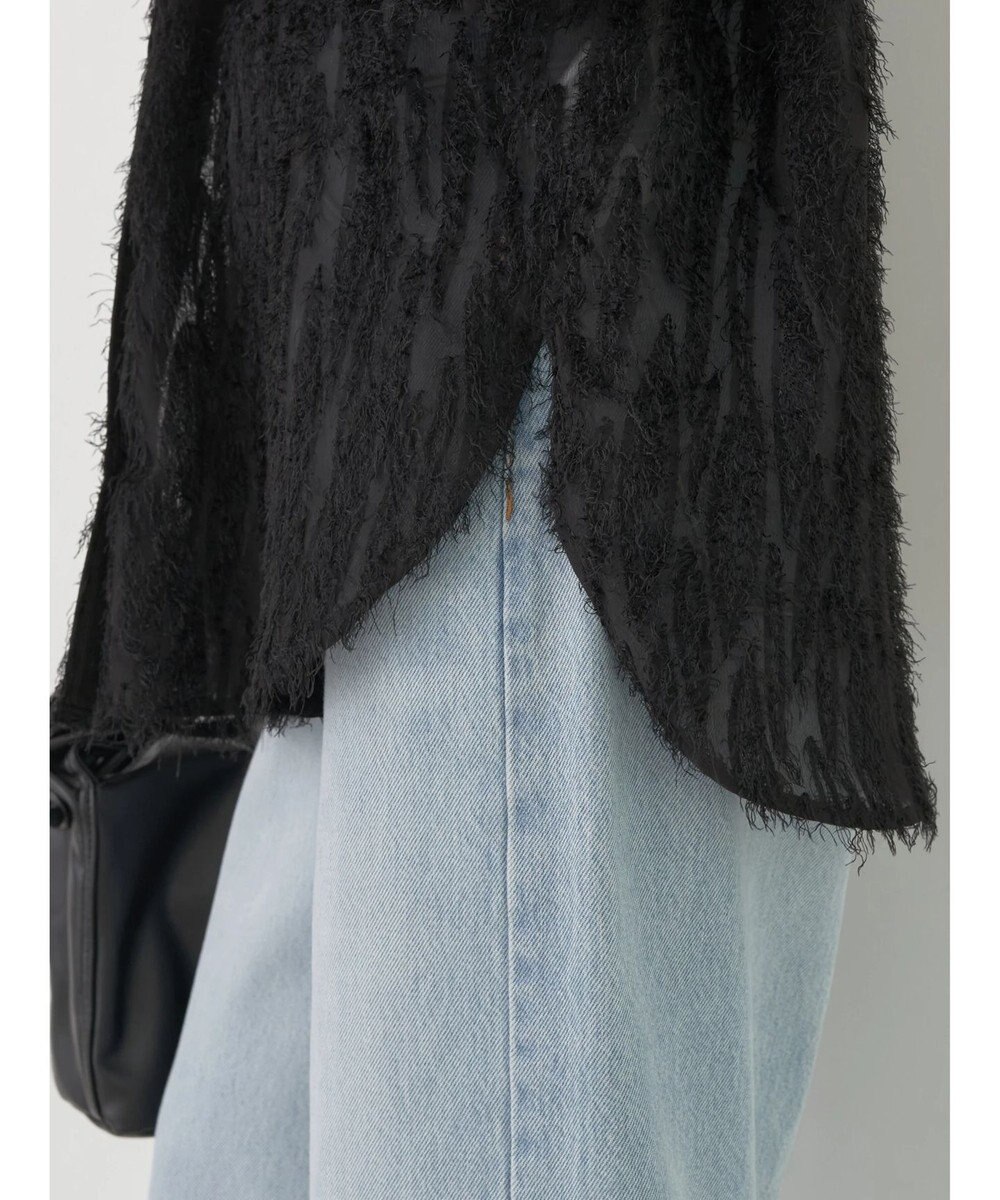 earth music&ecology ジャガードシャツ 