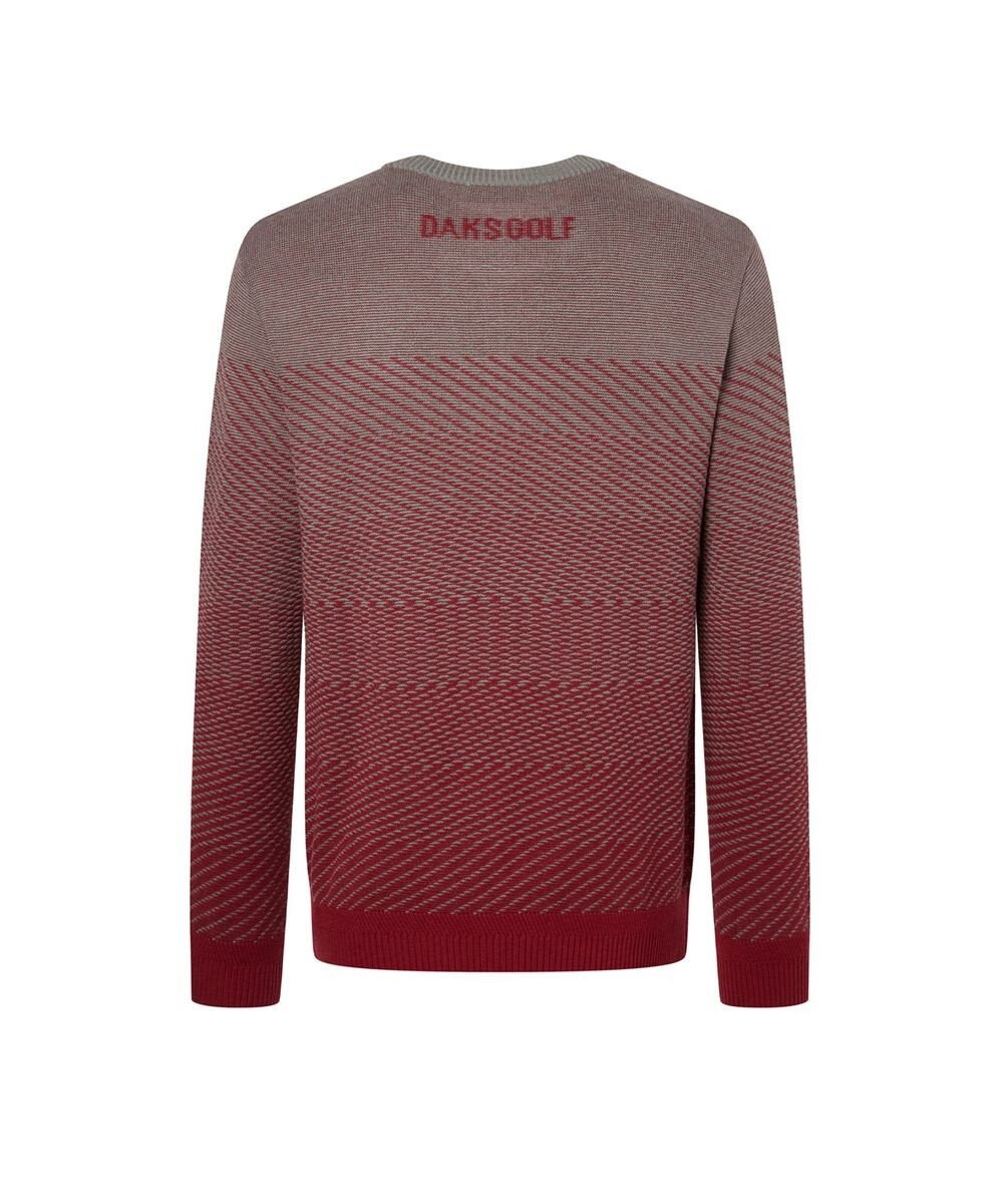 DAKS 【DAKS GOLF】グラデーションパターンニット 
