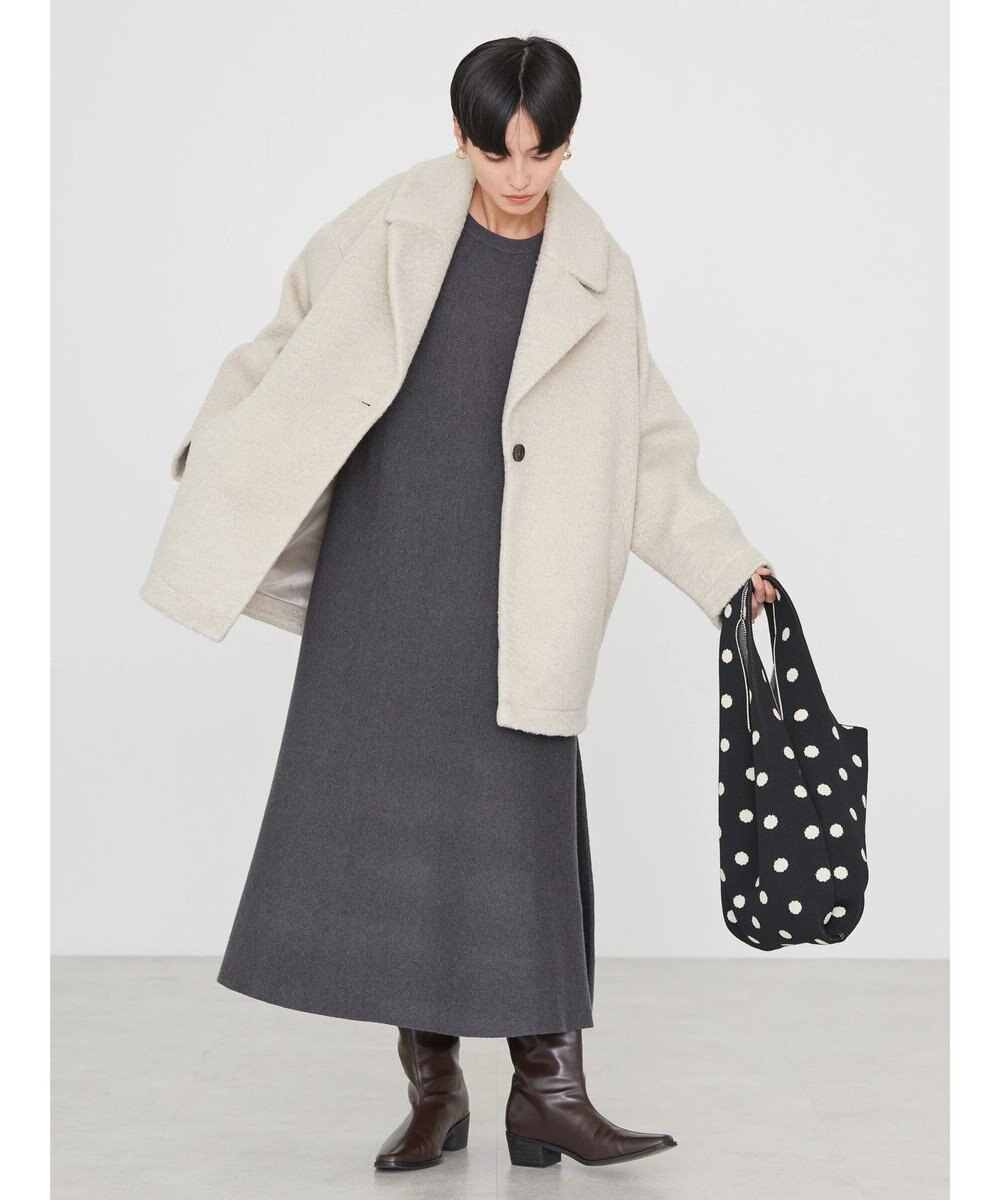 AMERICAN HOLIC シャギーコクーンミディコート 