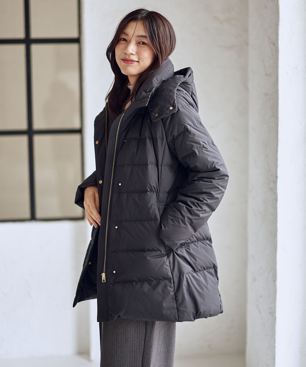 ANY L 【フード取り外し可能】楽映えリッチロング丈ダウン 