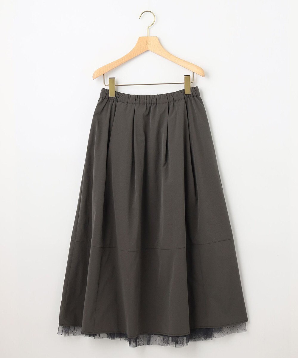 組曲 【2WAY】ドットチュールリバーシブル スカート 