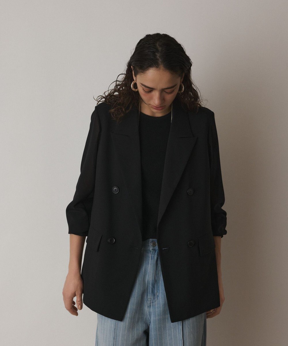 GRACE CONTINENTAL シアーテーラードジャケット 