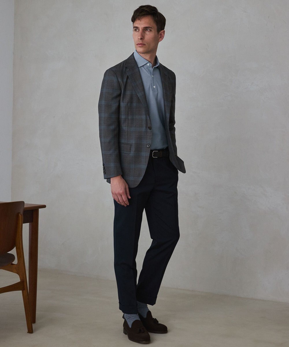 GOTAIRIKU 【REDA】TIMELESS HARMONY ジャケット_ブラウン×ブルー 