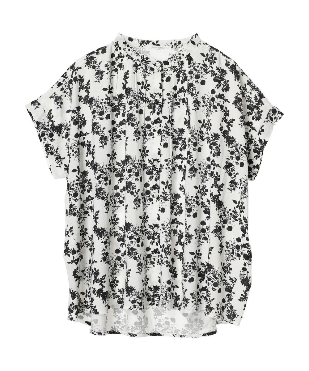 Green Parks アソート柄さらっとレーヨンブラウス 