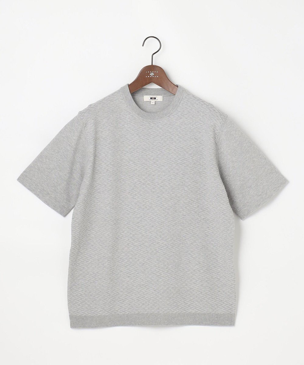 JOSEPH ABBOUD 【サステイナブル・オーガニックコットン使用】オーガニッククール ニット Tシャツ 