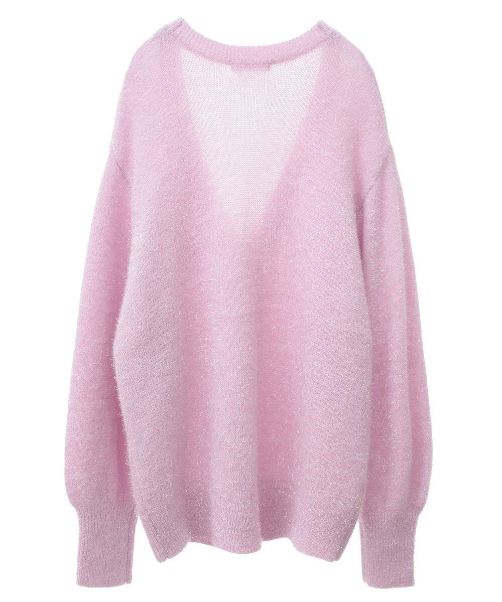 Green Parks Ｍｉｆｆｙ／ワンポイントシャギーニットカーディガン 