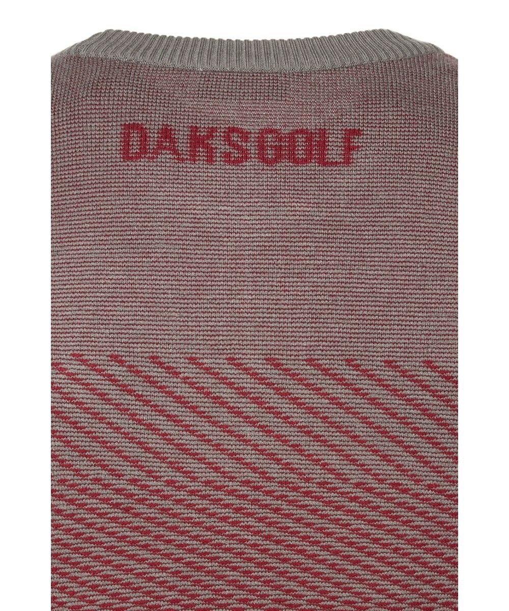 DAKS 【DAKS GOLF】グラデーションパターンニット 