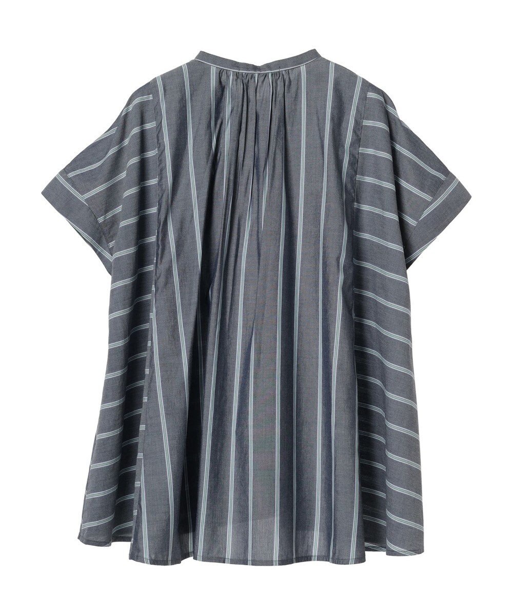 AMERICAN HOLIC 接触冷感フレンチスリーブ切り替えフレアブラウス 