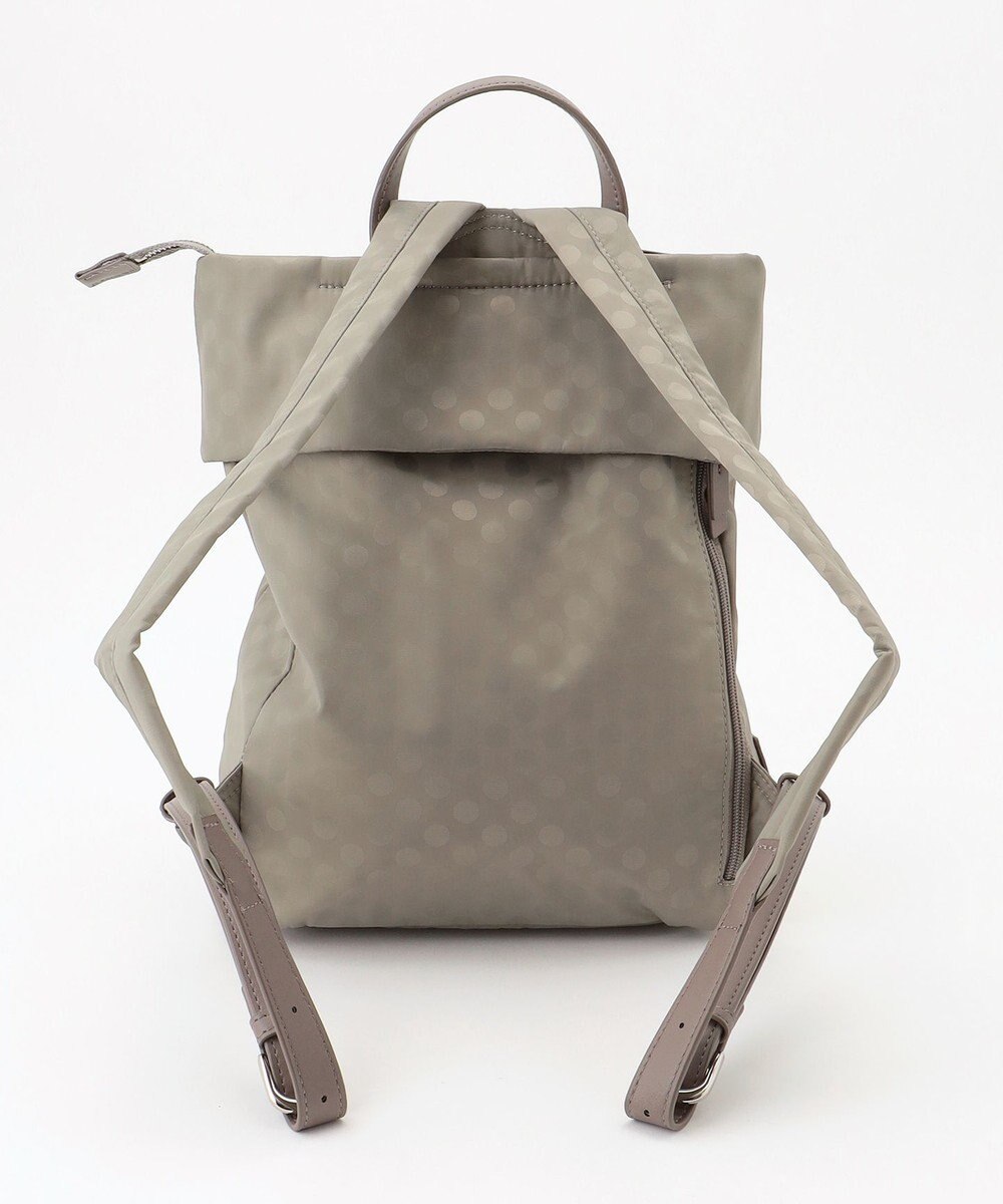 Y'SACCS はっ水ドットジャカード リサイクルレザーコンビ リュック 