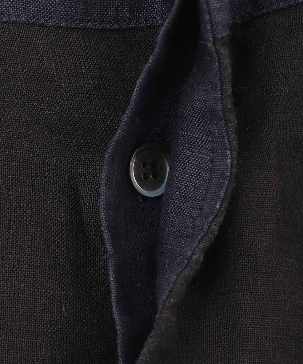 JOSEPH HOMME FRENCH LINEN OX SHORT SLEEVE SHIRT 