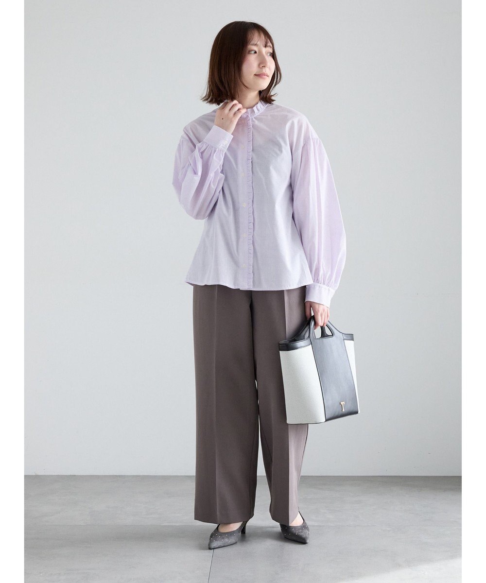 Te chichi パターンアソートスタンドフリルブラウス 