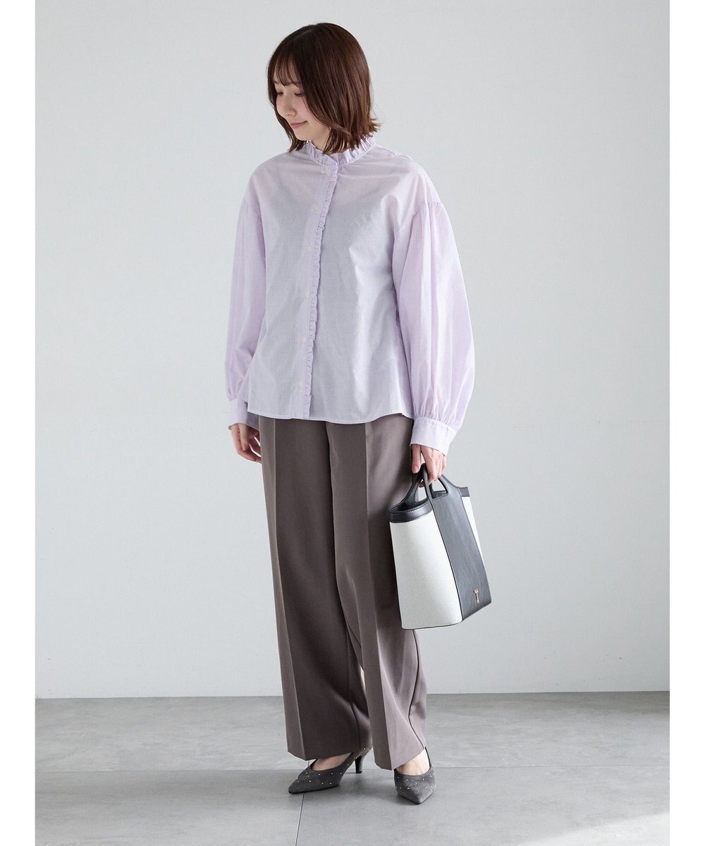 Te chichi パターンアソートスタンドフリルブラウス 