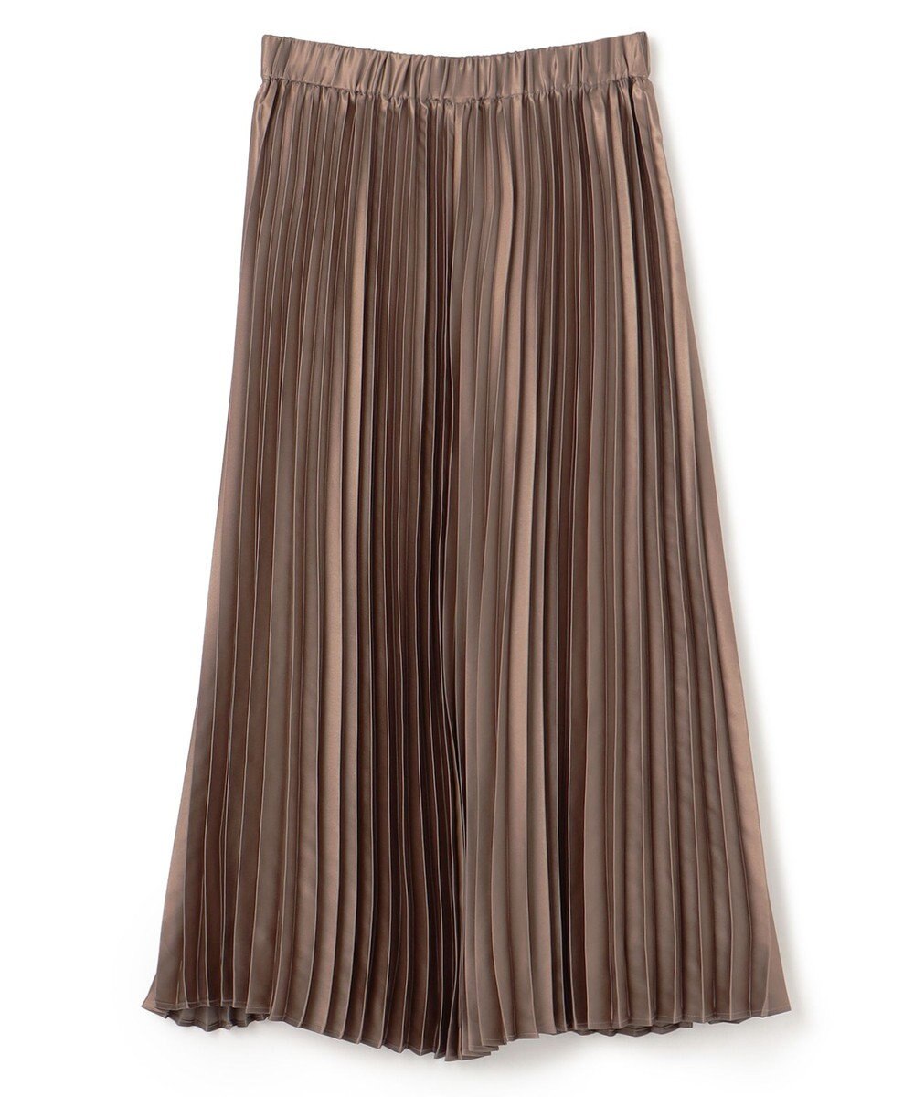 UNFILO 【洗える】チンツプリーツスカート 