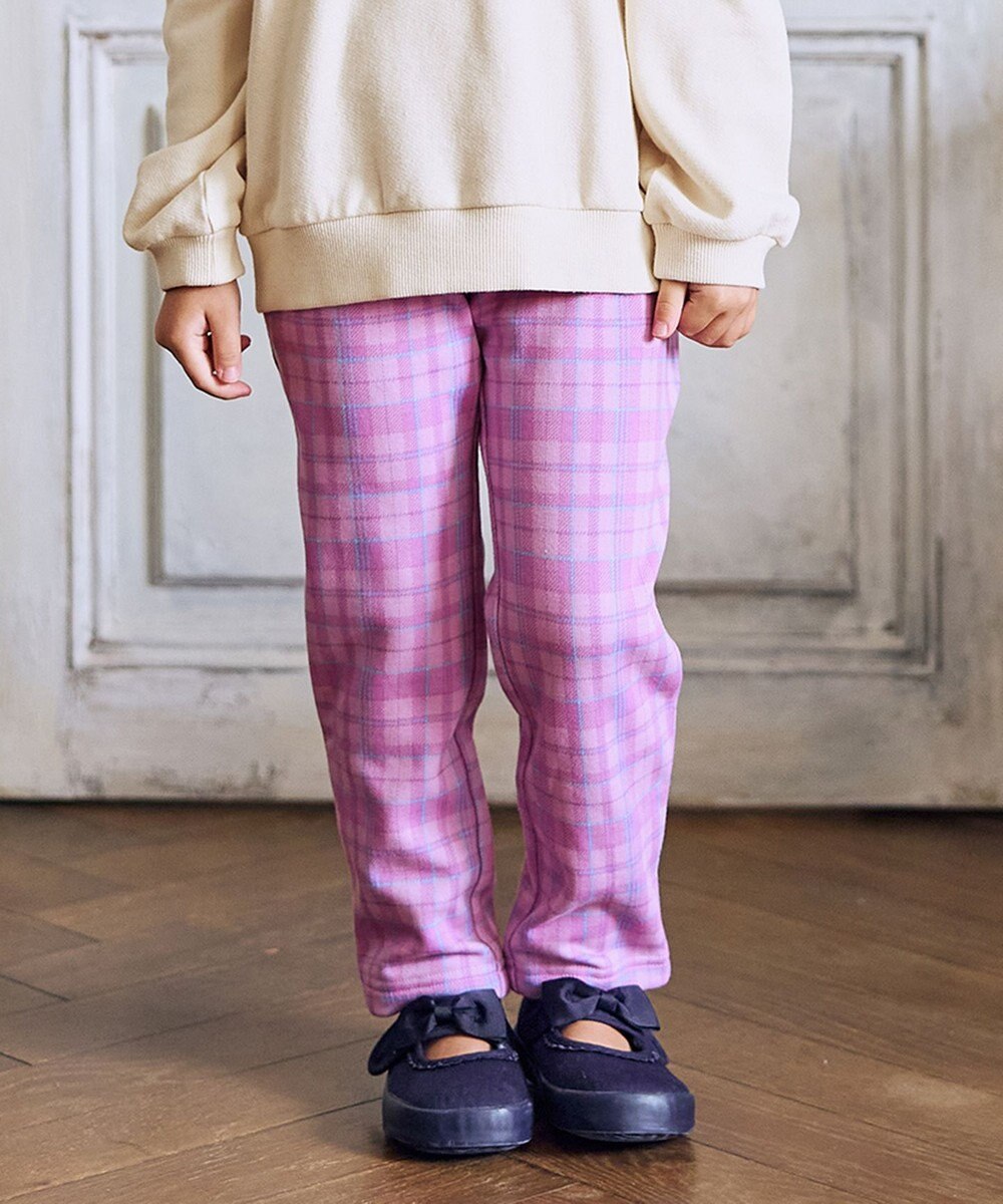 ANY KIDS 7days 裏シャギー 総柄ガーリーパンツ 