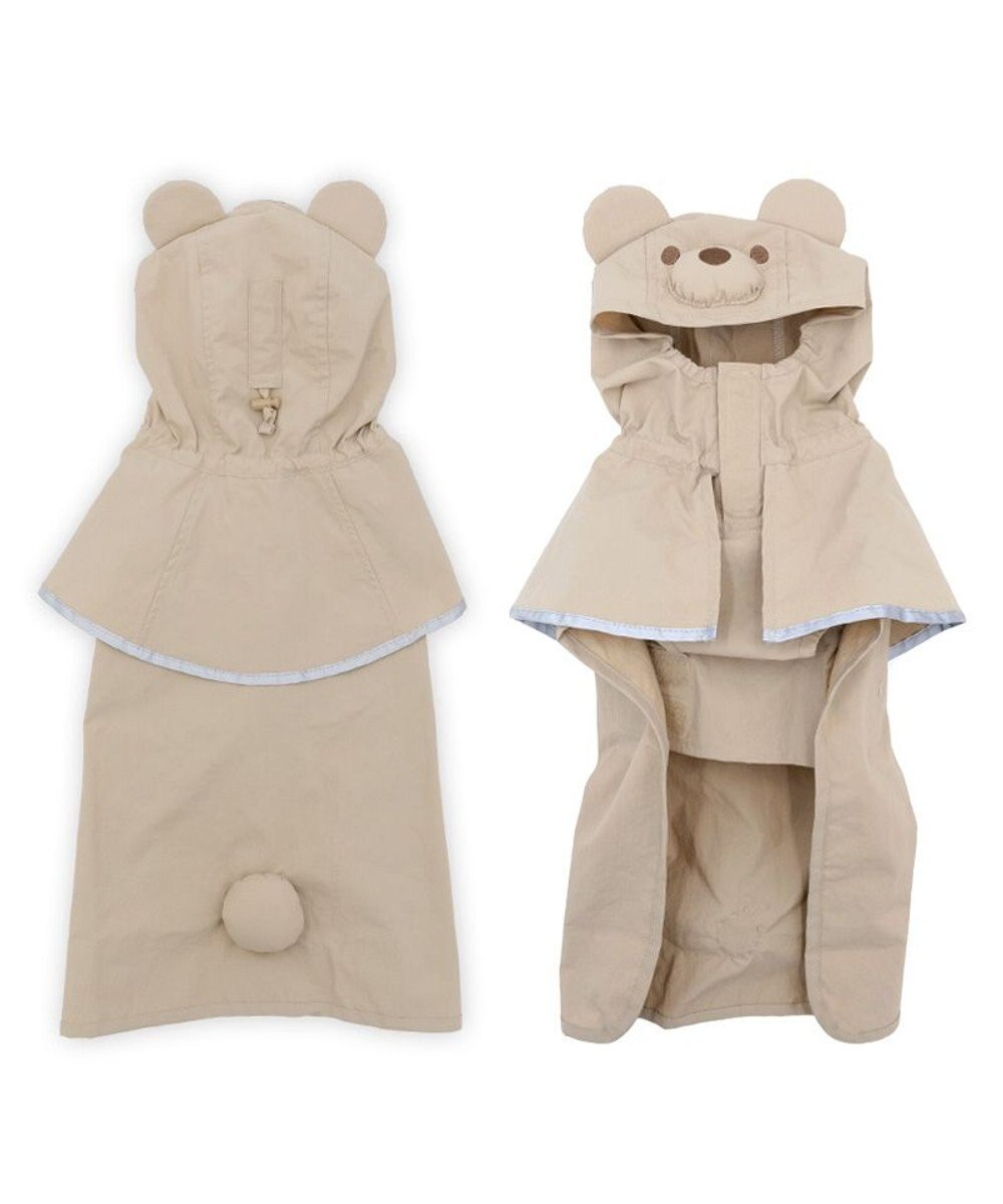 PET PARADISE ペットパラダイス くまちゃん ケープ付き レインコート 中型犬 大型犬 