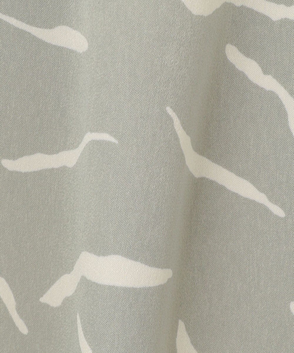 ICB 【洗える】 パウダーサテンプリント スカート 