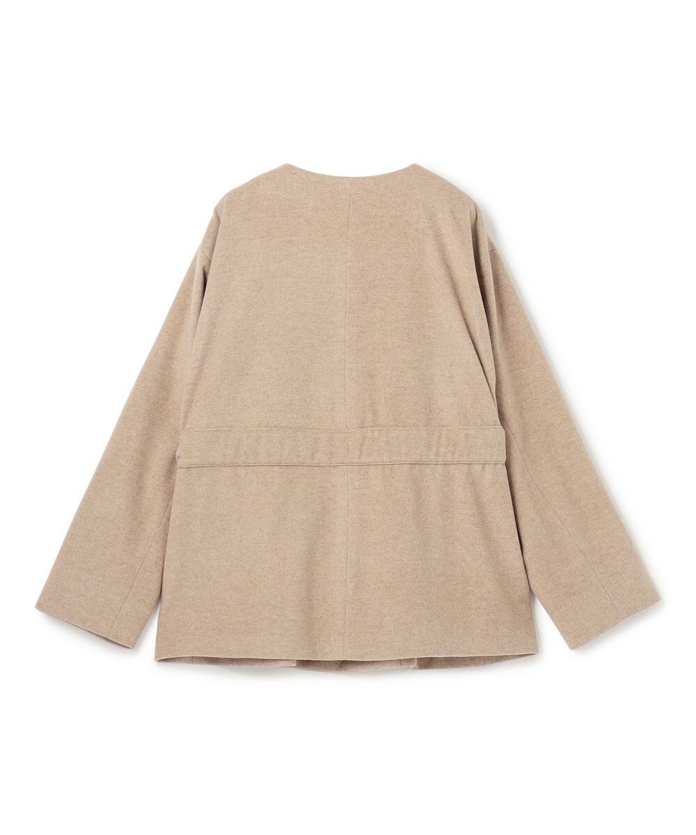 BEIGE， LABBOCK / ウール混2WAYショートコート 