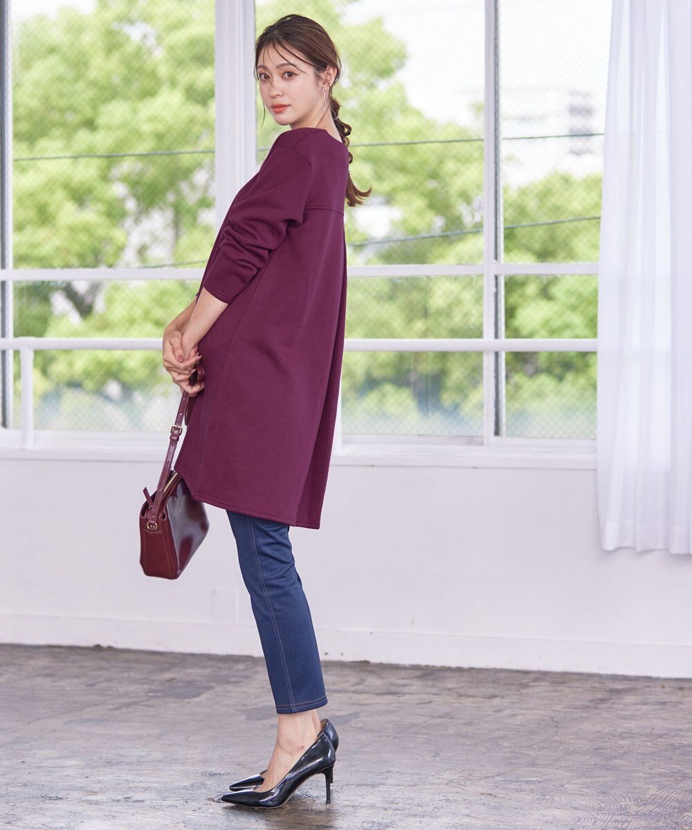 Tiaclasse 【洗える】裏起毛チュニック 