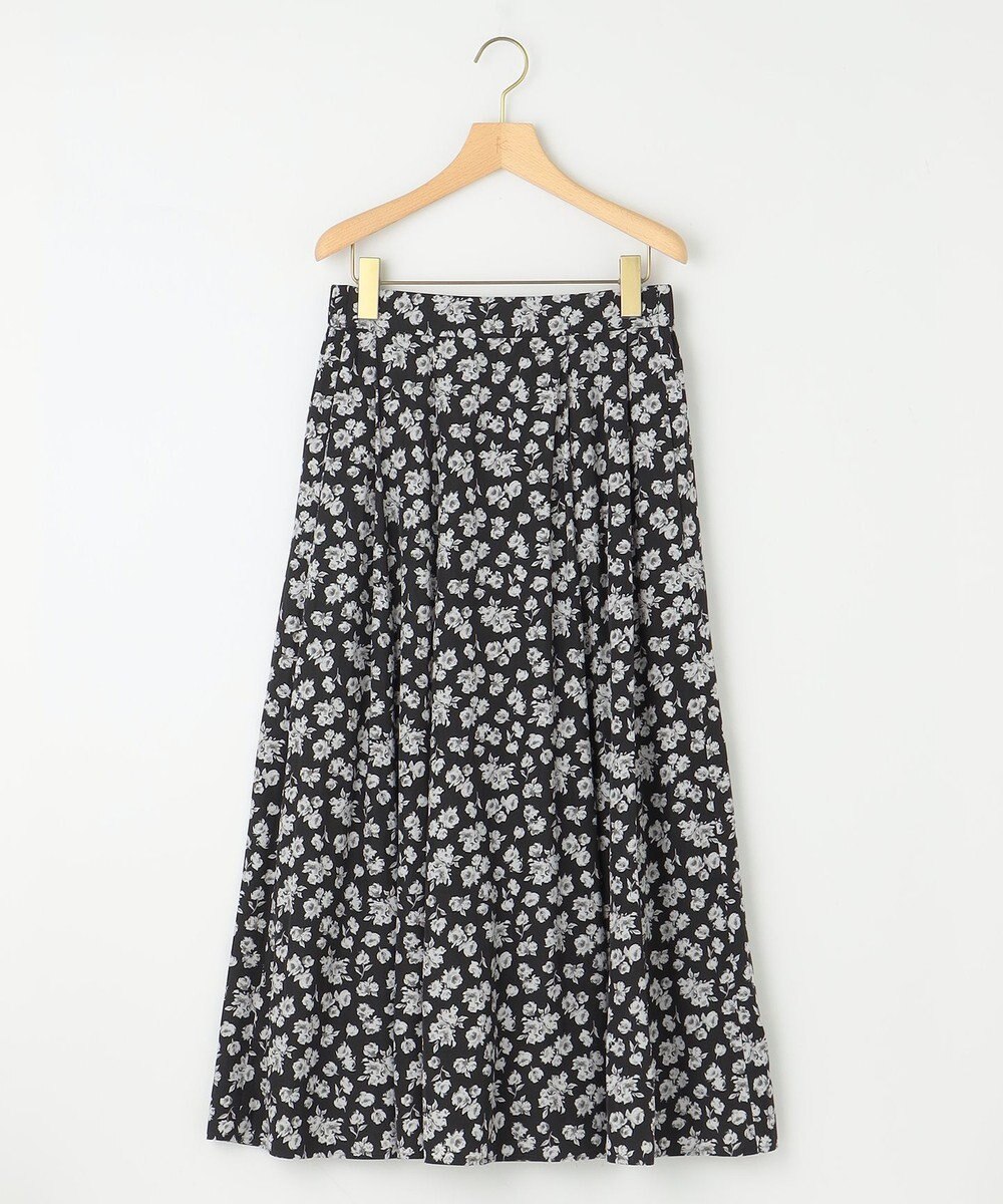 組曲 【WEB限定】ギャザーライトデシン タックスカート 