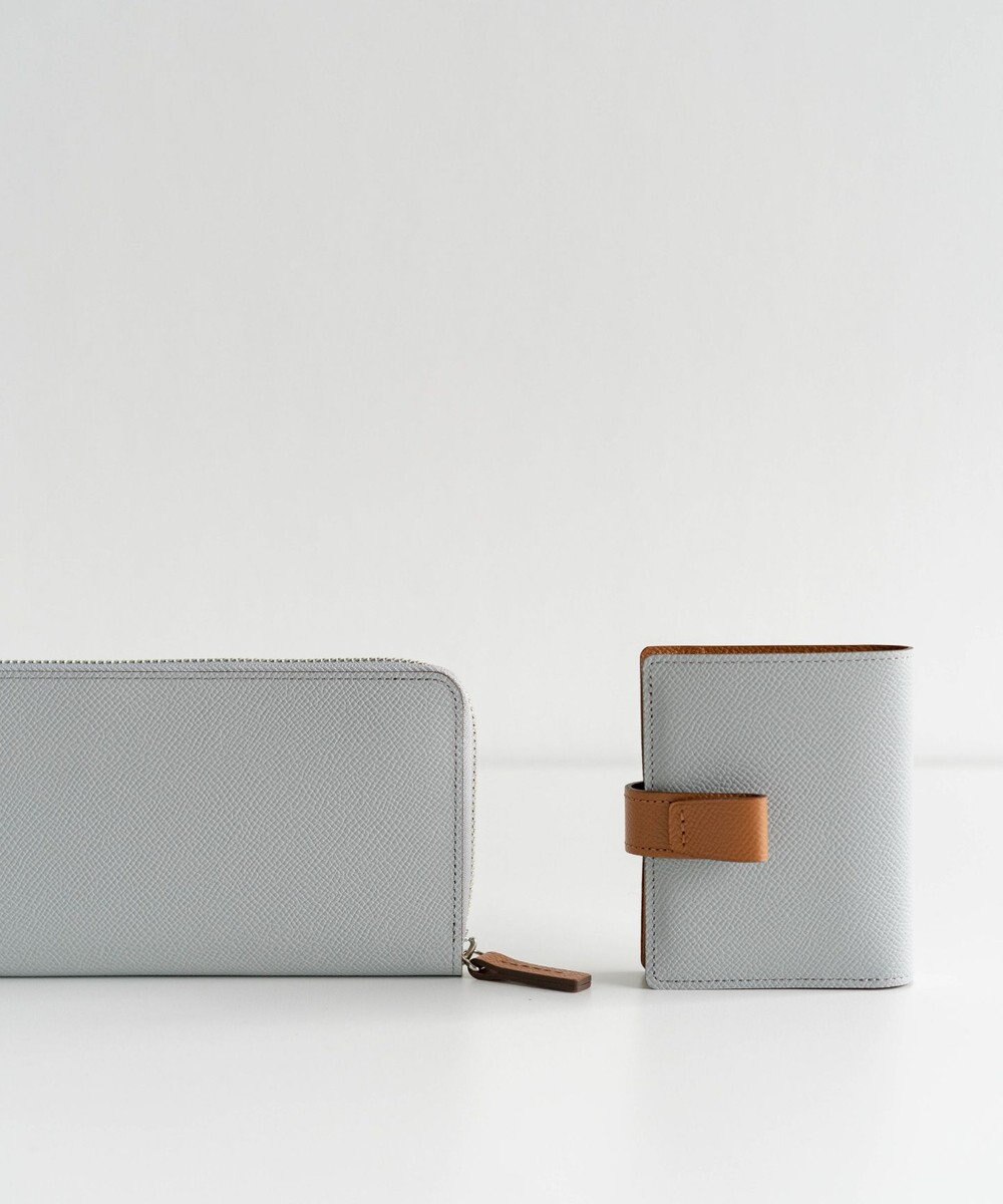 Atelier nuu 日本製 本革 バイカラーnoble 二つ折れウォレット 