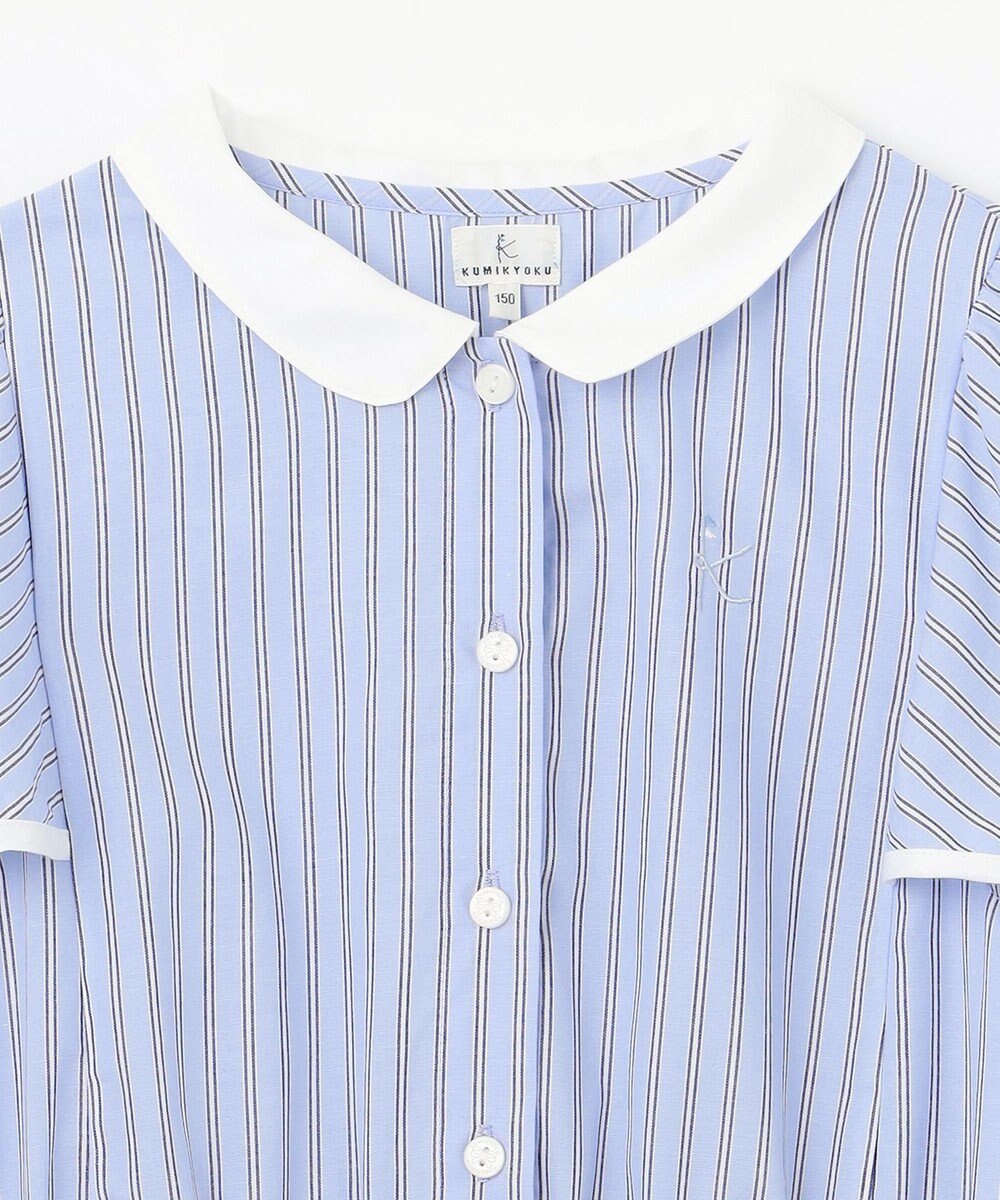 組曲 KIDS 【150-160㎝】サマーストライプ ワンピース 