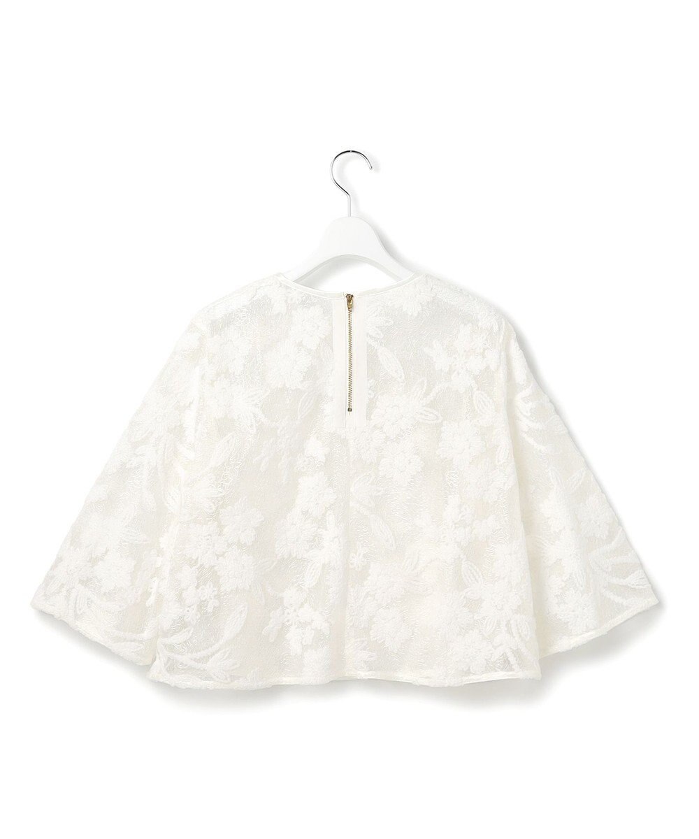 23区 【GOLD LABEL】フロッキーエンブロイダリー ブラウス 