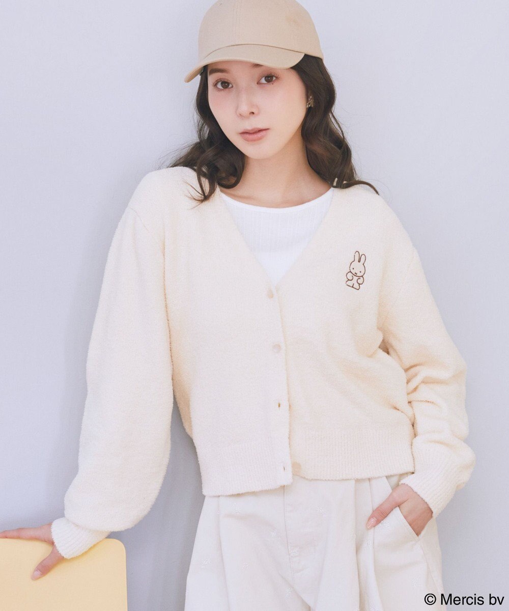 earth music&ecology 【予約】miffy/earth モコモコカーディガン 