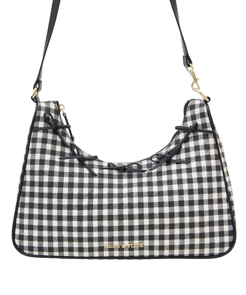 Maison de FLEUR ナローリボンショルダーバッグ 