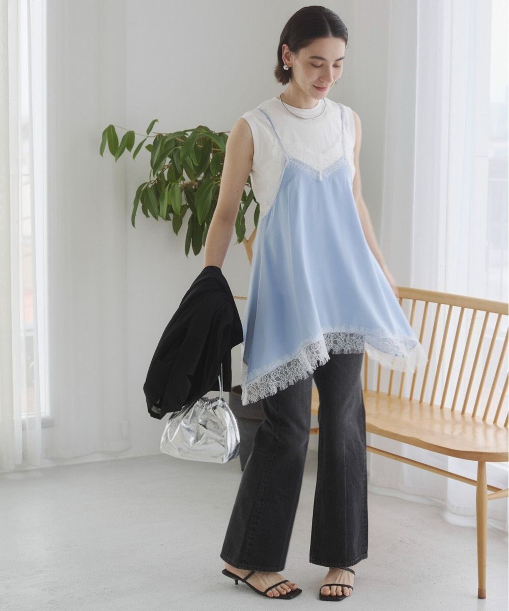 WEGO 【ANGIE VINTAGE/SMLサイズ展開】ブーツカットデニムパンツ 